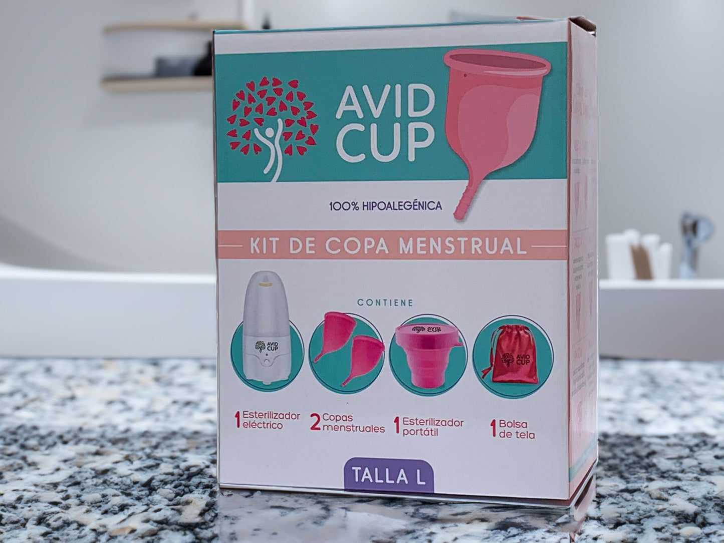 Kit de Copa Menstrual Talla L